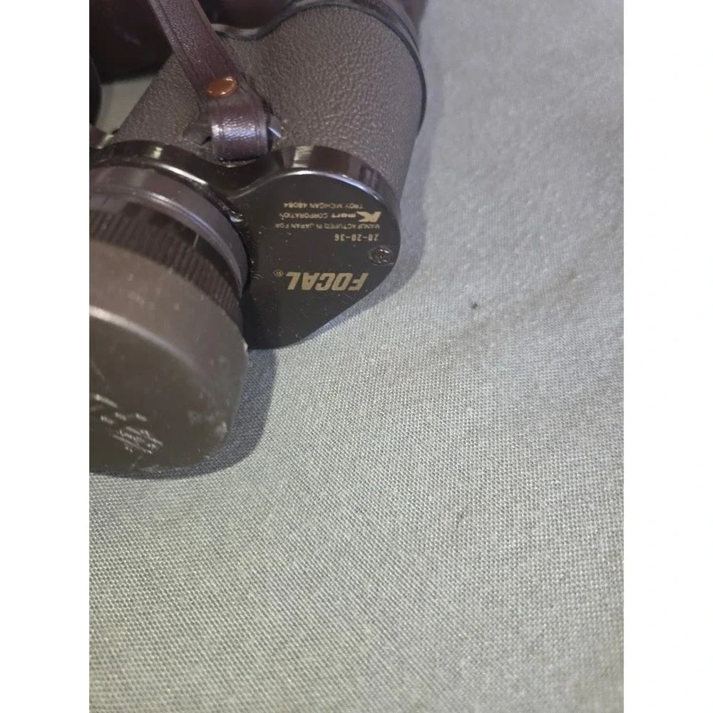 Focal 7x35 Wide Angle Binoculars 20-20-36 Kmart Japan Vintage with Case
